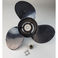 QA2004X Quicksilver Black Diamond 1976 & UP ALUM RH 16 X 13 Propeller 90-350 HP