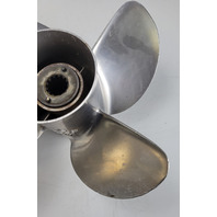 878612A46 Mercury Trophy Sport 4 Blade SST RH 10-5/8 x 12 Propeller 25-75 HP