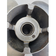 878612A46 Mercury Trophy Sport 4 Blade SST RH 10-5/8 x 12 Propeller 25-75 HP