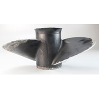 QA2034X Quicksilver Black Diamond ALUM RH 13-3/4 X 15 Propeller 40-150 HP
