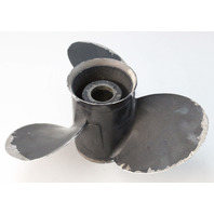 QA2034X Quicksilver Black Diamond ALUM RH 13-3/4 X 15 Propeller 40-150 HP