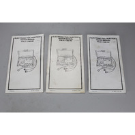 Mercury Marine 2 Cycle Electronic Fuel Injection Tester & 3 Manuals