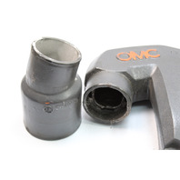 OMC Sterndrive 1989 Inboard Port Exhaust Manifold and Upper Exhaust Pipe 4.3L