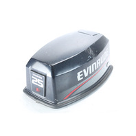Evinrude Top Cowling Engine Cover Hood 25 HP FRESHWATER CONDITION!