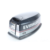 Evinrude Top Cowling Engine Cover Hood 25 HP FRESHWATER CONDITION!