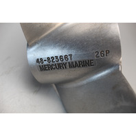 48-823667A60 Stainless Steel Mercury Bravo 3 Propeller 15 1/4 x 26P LH NEW