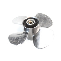 Nissan Tohatsu 10 x 7 RH ALUM 4 Blade Propeller 9.9 12 15 18 20 + HP
