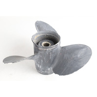2311-120-17 Solas OMC 1975-2005 12 X 17 ALUM Propeller 40-75 HP 6 MTH HUB WTY