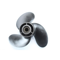 Mercury 1968 - 1984 8-1/2 X 8 RH Aluminum Propeller 3 Blade 8 Spline 7.5 9.8 HP