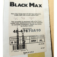 OEM Mercury 1968 - 1985 9 x 7 Propeller RH 3 Blade 7.5 9.8 HP 6 MTH HUB WARRANTY