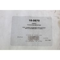 18-0670 Sierra replaces 430075 Mercury 1987-1993 Powerhead Mounting Gasket