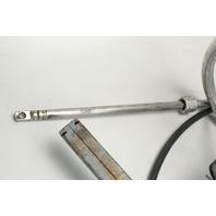 SSC124 Teleflex 16' Rack & Pinion Steering Cable W/ Steering Wheel & Helm