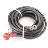 Universal Johnson Evinrude Mercury Battery Cables 12' SAE #6 Copper FRESHWATER