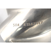 QS5114X Quicksilver Silverado 1961 & UP ALUM RH 13-3/8 X 14 Propeller 40-150 HP