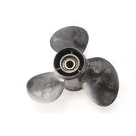 48-896892A40 Mercury ALUM 9-3/4 x 9-1/2 Propeller 3 Blade 25 30 HP 6 MTH HUB WTY