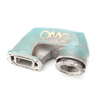 3850799 910380 OMC 1981-93 Sterndrive Exhaust Elbow Connector 200 230+HP 2.5 3 L