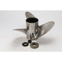 394758 Johnson Evinrude Raker 13-1/2 x 18 Propeller 40 45 50 + HP 6 MTH HUB WTY