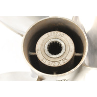 175738 Johnson Evinrude Renegade 13-1/2 x 25 Propeller 90 100+ HP 6 MO HUB WTY