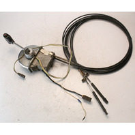 Mercury Late 70's Binnacle Mount Control Box W/ Cables & Trim Switch - TESTED