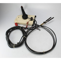 Johnson Evinrude OMC Side Mount Control Box With 17' Harness & 8' Cables NO Key