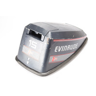 283541 Johnson Evinrude 1989-91 Top Hood Cowl Cowling Engine Cover 9.9 15 HP