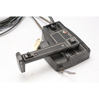 Quicksilver Mercury Side Mount Control Box w/Key 12' Cables & Trim Tested GOOD