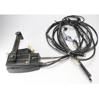 Quicksilver Mercury Side Mount Control Box w/Key 12' Cables & Trim Tested GOOD