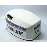 Johnson Evinrude Ocean Pro Hood Cover Top Cowling 115 HP V4 FRESHWATER CONDITION