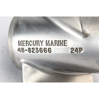 48-823666A60 SS Mercury 1994 & Up Bravo III Propeller Set 15 1/2 x 24 Pitch
