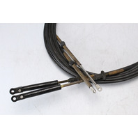 074 0 M OMC Johnson Evinrude Control Cable Set Of 2 16' Long FRESHWATER