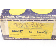 NEW AM-417 Michigan 1954-1958 Bronze RH 8 X 7 Propeller 7.5 HP