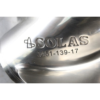 3451-139-17 Solas HR Titan STT RH 13-7/8 x 17 Propeller 50 + HP 6 M HUB WTY