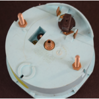 0544200 CS0284 Faria Outboard Speedometer Gauge Blue 3 1/2"