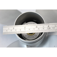 176425 Johnson Evinrude 4 Blade ALUM RH 10-1/2 X 14 Propeller 15 20 25+ HP
