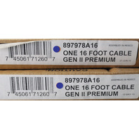 897978A16 Quicksilver Gen II Throttle & Control Cable Set of 2 16' NEW OLD STOCK