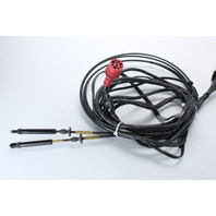 Johnson Evinrude OMC Side Mount Control Box w/ Trim & 10' Cables 15' Harness