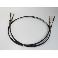 Teleflex Johnson Evinrude OMC Engine Throttle & Control - Cable Set of 2 -  8'