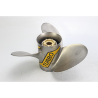 Yamaha Turbo Stainless Steel 3 Blade 15 Splines RH Propeller 13 1/4 x 19 V6
