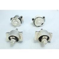 Evinrude 2009 2010 & UP ETEC Upper & Lower Rubber Mount Set 15 25 30 HP 2 Cyl