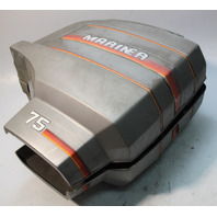 OEM Mercury Mariner 1990 Clamshell Top Cowl Cowling Cover W/Medallion 75 HP