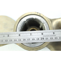 ✨NEW✨OLD STOCK! Mercury Bronze 2 Blade Propeller 21 Pitch 12 Splines Standard