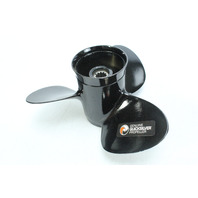 Quicksilver Black Max Alum RH 10 3/4 X 13 Propeller 3 Blade  6 MTH HUB WARRANTY
