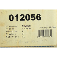 Michigan Wheel 10 X 13 RH 1979 & UP Propeller 15 20  25 30 35 HP 6 MTH HUB WTY