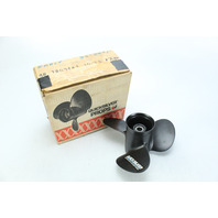 Quicksilver Black Max Alum RH 10 3/4 X 13 Propeller 3 Blade  6 MTH HUB WTY