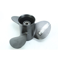 Quicksilver Black Max Alum RH 10 3/4 X 13 Propeller 3 Blade  6 MTH HUB WTY