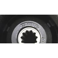 Quicksilver Black Max Alum RH 10 3/4 X 13 Propeller 3 Blade  6 MTH HUB WTY