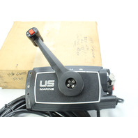 NEW US Marine Force Side Mount Control Box 15 1/2' Harness W/ KEY & Trim Switch