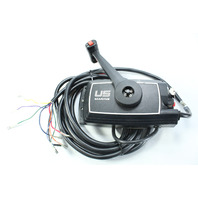 NEW US Marine Force Side Mount Control Box 15 1/2' Harness W/ KEY & Trim Switch