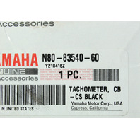 NEW IN BOX! OEM Yamaha CB - CS Analog Tachometer 8 Wire With Hardware Black