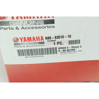 OEM Yamaha CB-CS Analog Speedometer 0-75 MPH Silver 2-Wire W/Hardware NEW IN BOX